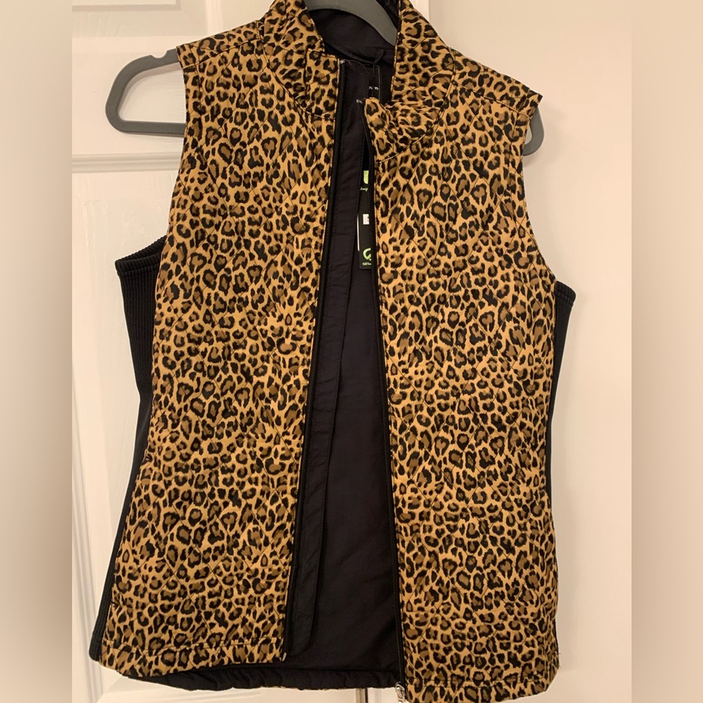 Leopard Print Vest